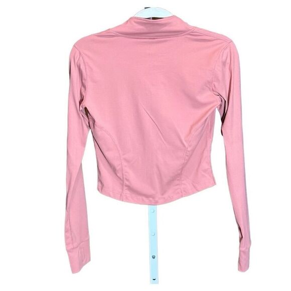 Women Sports Running Long-sleeved Standing-collar Zipper Fast-drying top Sz M co - Picture 3 of 9